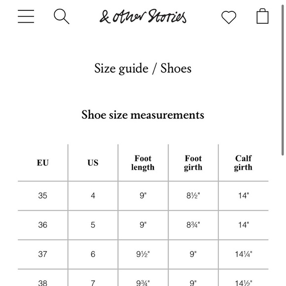 LIKE NEW ‘& Other Stories’ black loafer - Picture 9 of 9